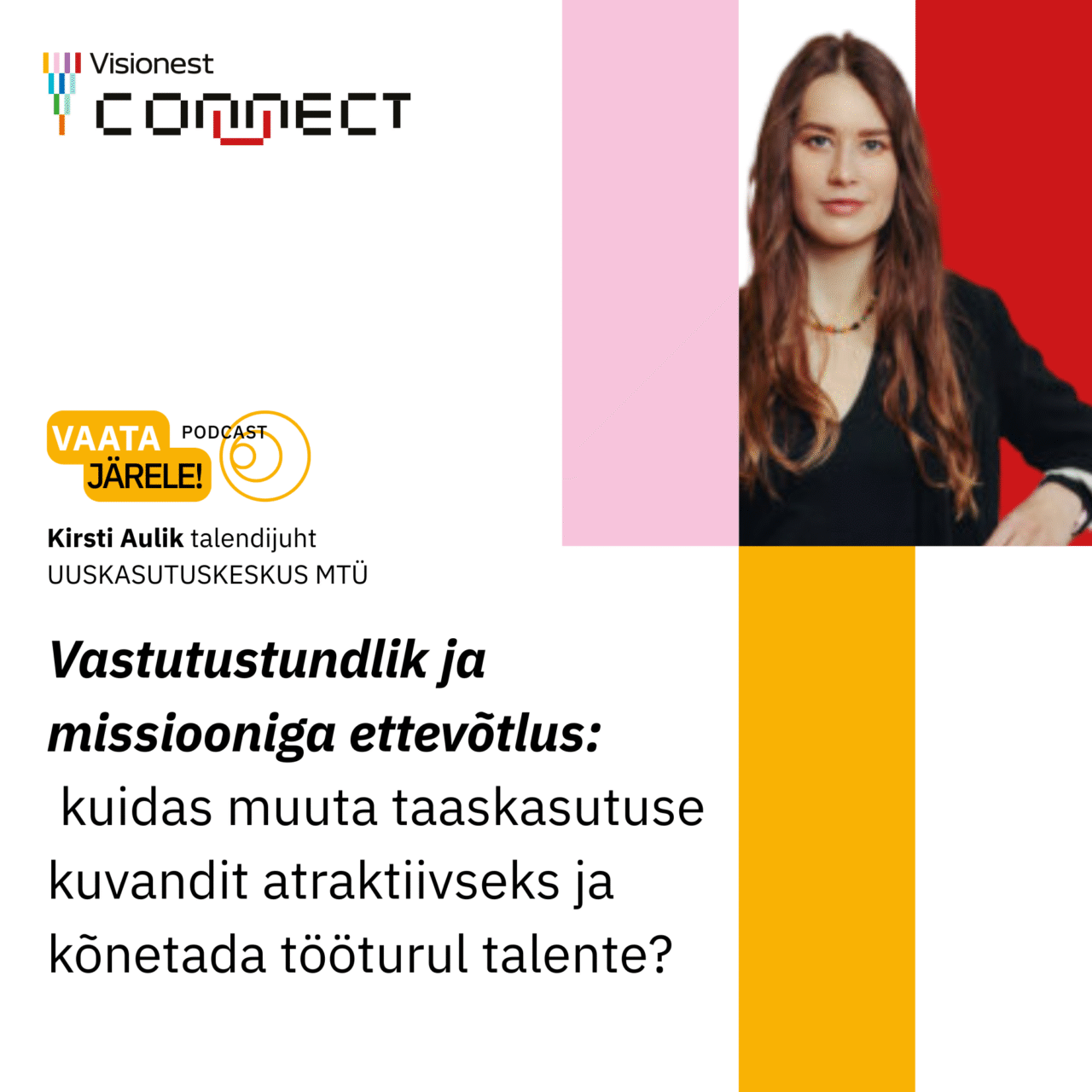 [VAATA JÄRELE!] Kirsti Aulik: kuidas Uuskasutuskeskus loob väärtust tööturul