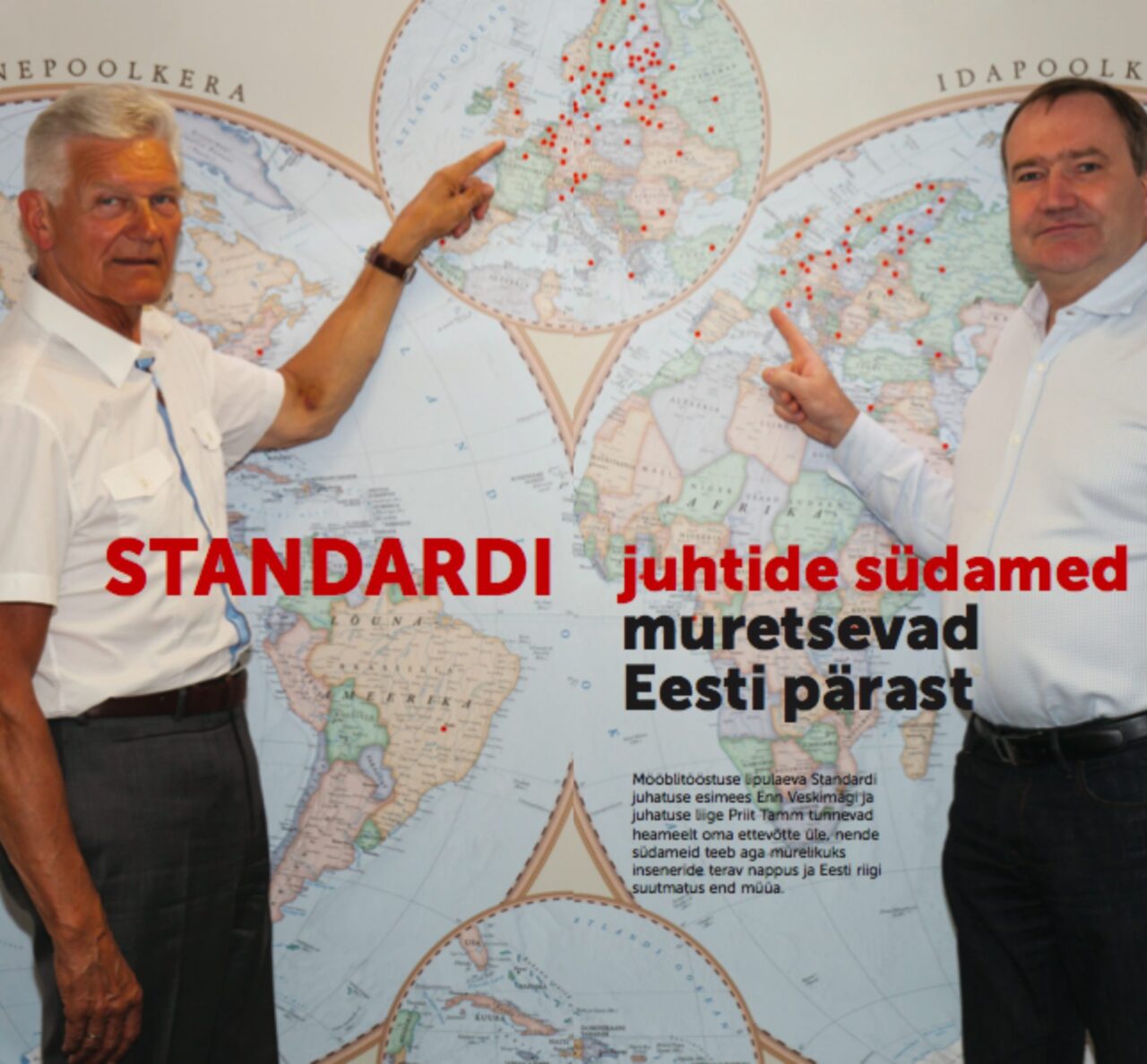 Standardi juhtide südamed muretsevad Eesti pärast