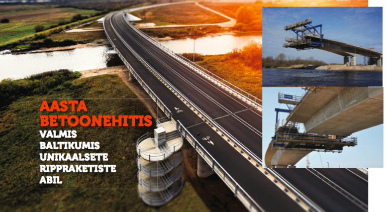 Aasta betoonehitis valmis Baltikumis unikaalsete rippraketiste abil