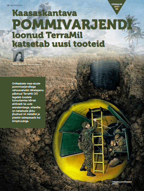Kaasaskantava pommivarjendi loonud TerraMil katsetab uusi tooteid