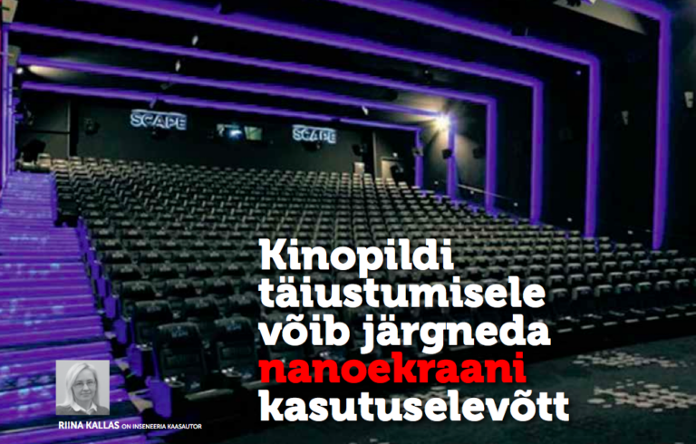 Kinopildi täiustumisele võib järgneda nanoekraani kasutuselevõtt