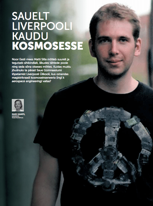 Sauelt Liverpooli kaudu kosmosesse
